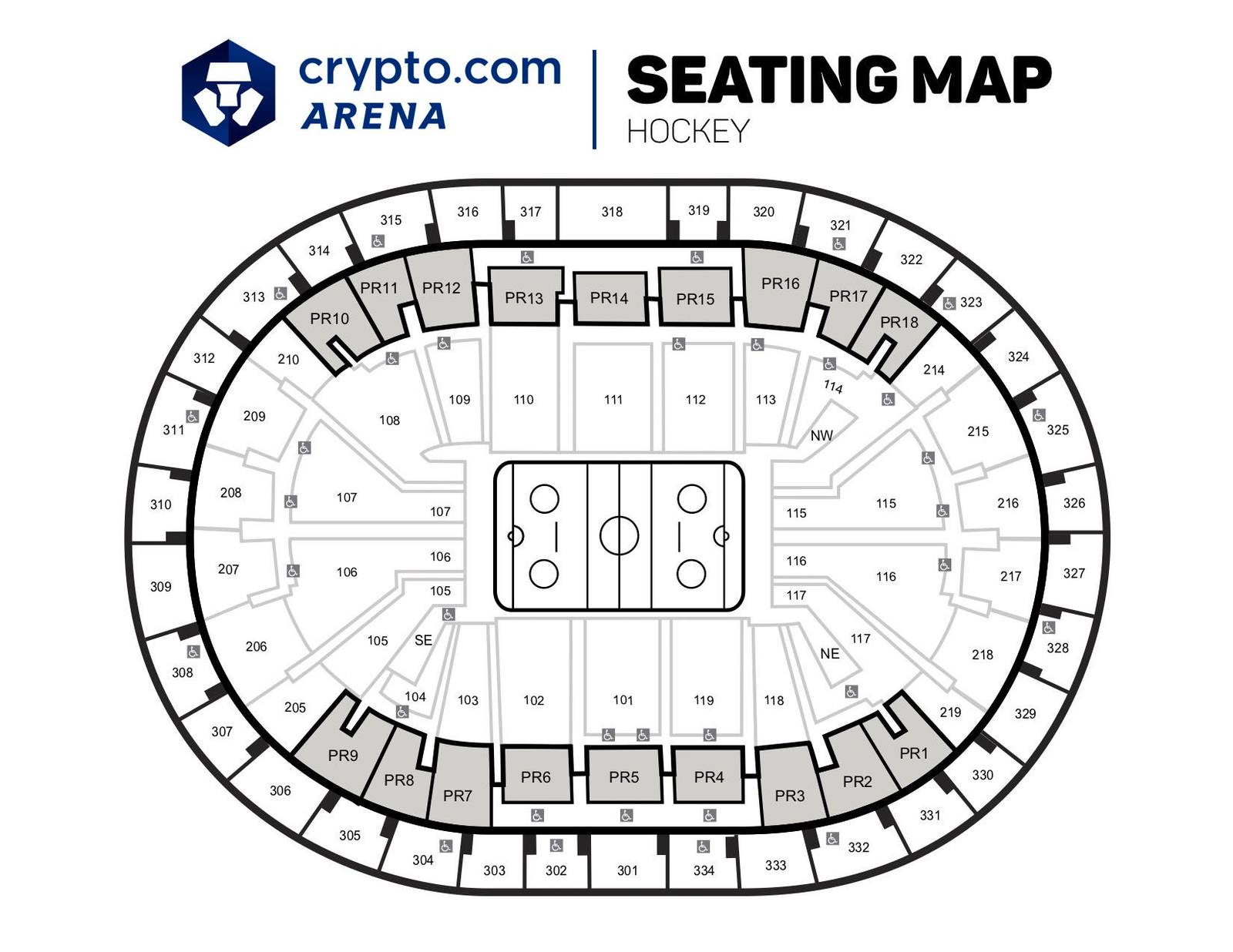 crypto-com arena seating chart