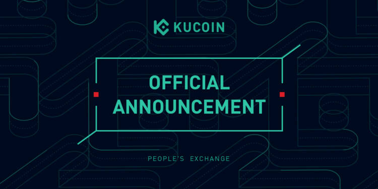 kucoin announcement