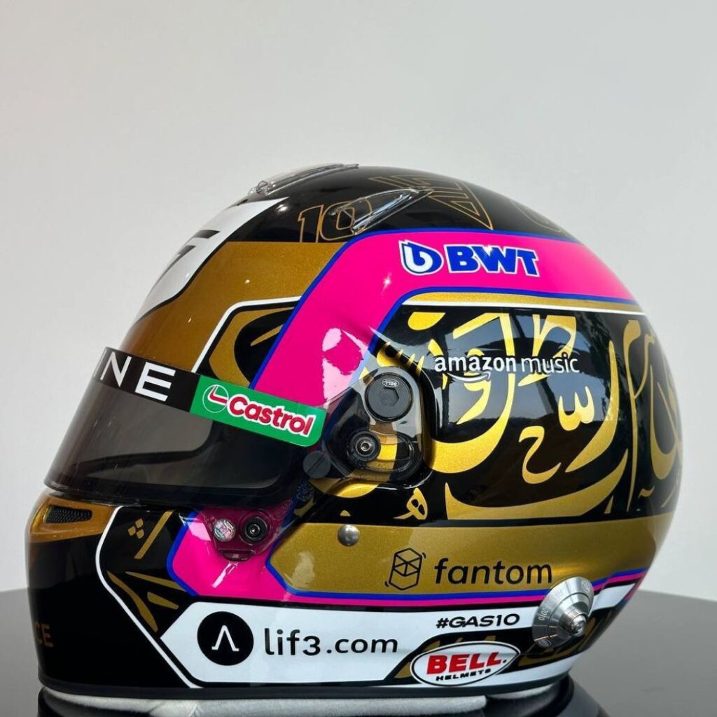 Binance Reveals Fan-Crafted Helmet Design for Pierre Gasly for Abu ...