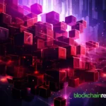 purple-and-red-blockchains
