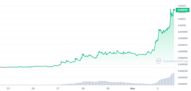 FLOKIDgraphcoinmarketcap