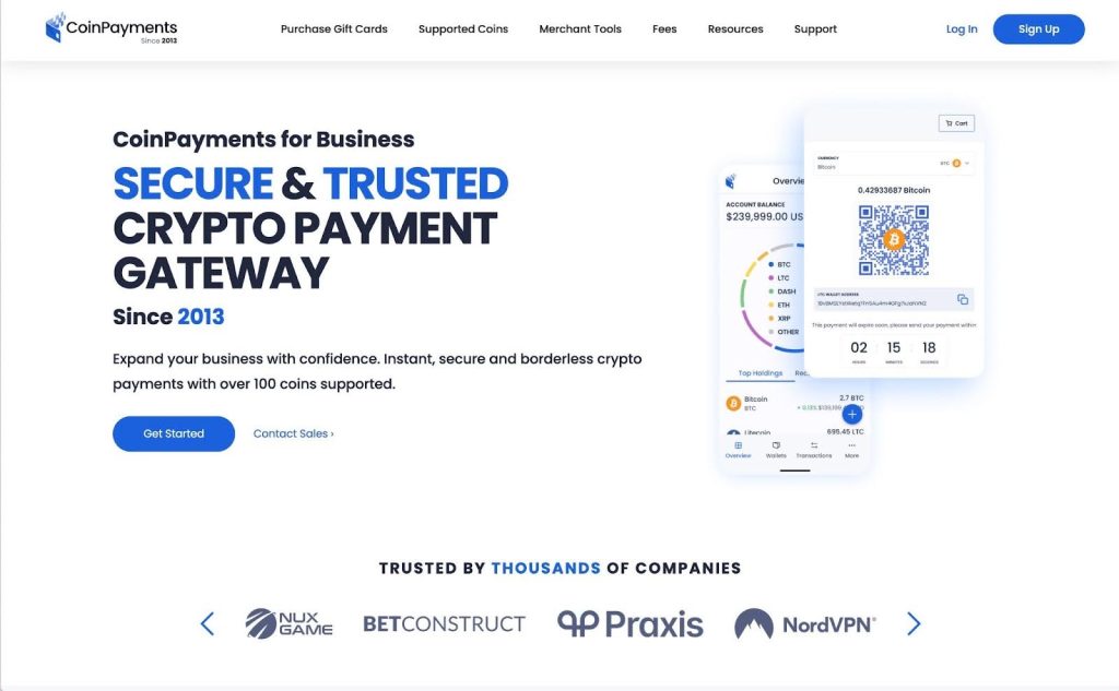 Top Picks for the Best Crypto Payment Gateways in 2025 2 CoinPayments