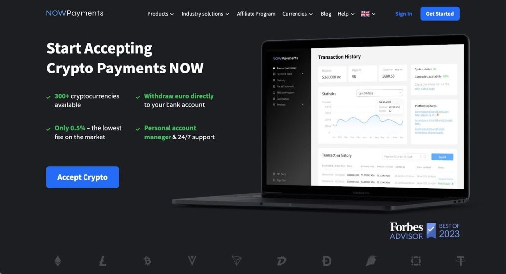 Top Picks for the Best Crypto Payment Gateways in 2025 1 nowpayment