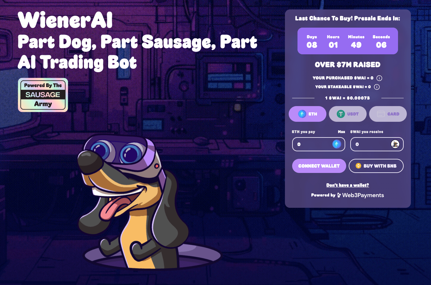One Week Countdown Begins as WienerAI Prepares for DEX Launch After Raising Over $7M 1 AD 4nXew4wk7aqi5RxeMy 9Ca4WuLmsOFAyf6akDJNQMqGATpOwCPKjfcyT0962yfHRrZku9ox ZpppmDKh1Xatz91nSXDgkU5MIs6H9WXWu2PC5c12EVwmz7bvaVQhB7DuOaNJ6PfMLMAjH8TUE3HlV fe3TQ