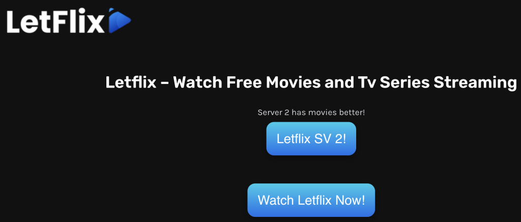 Letflix - Online Streaming for the Modern Viewer 1 Screenshot 2024 09 30 at 11.10.25 1