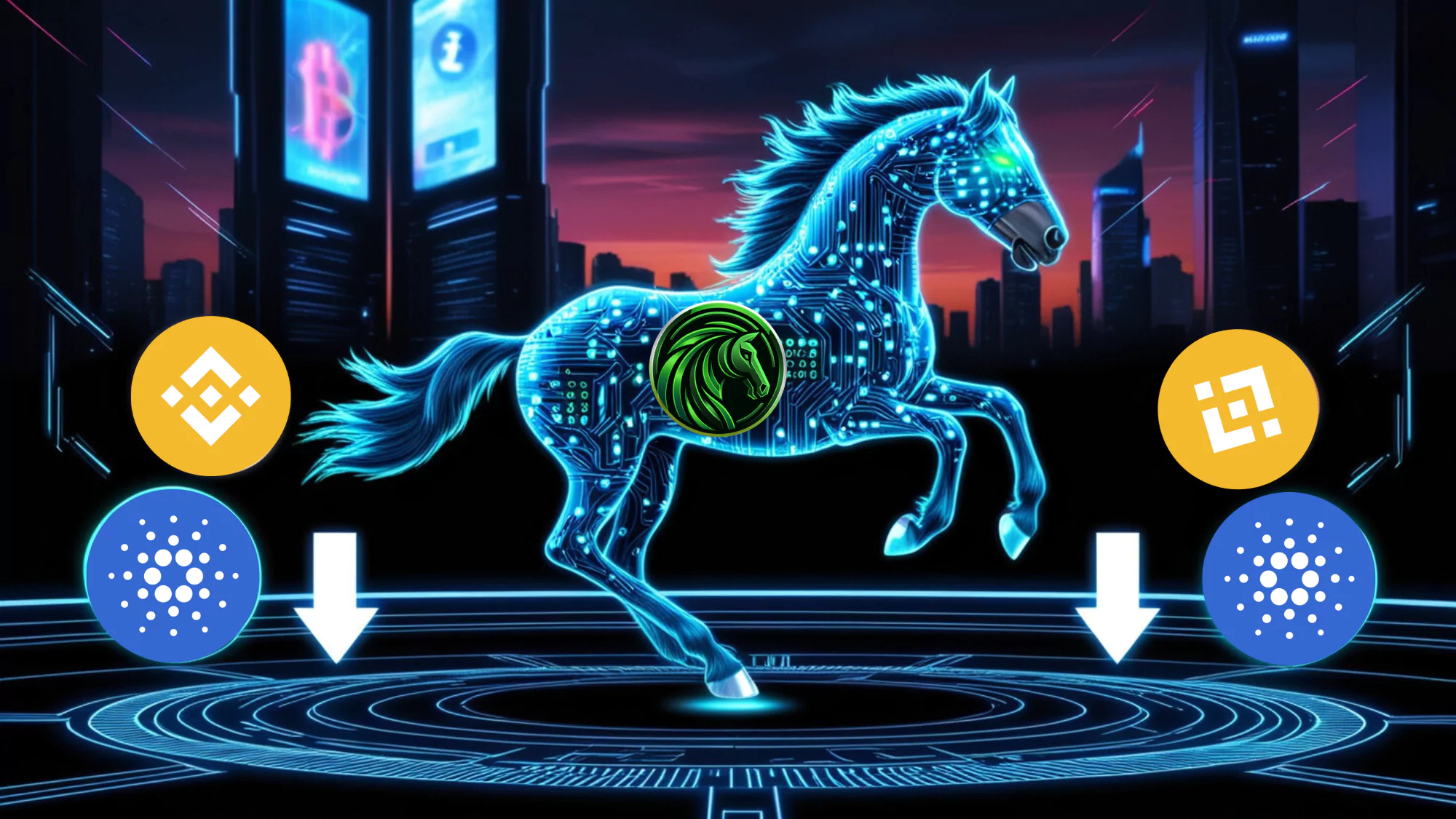 Market Movement Favors DigiHorse, While BNB and Cardano Faces Struggles
