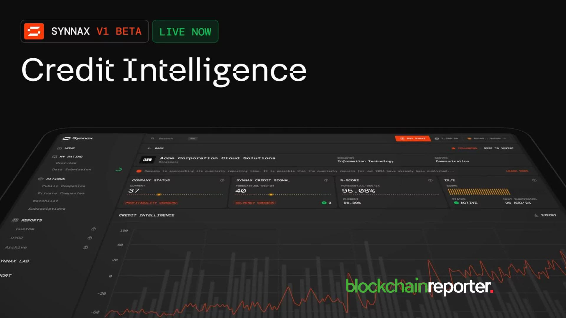 Synnax Introduces Beta of Decentralized AI-Powered Credit Intelligence Platform