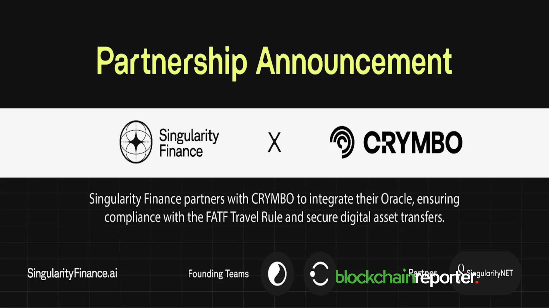Singularity Finance Joins Forces with CRYMBO to Redefine Blockchain Compliance