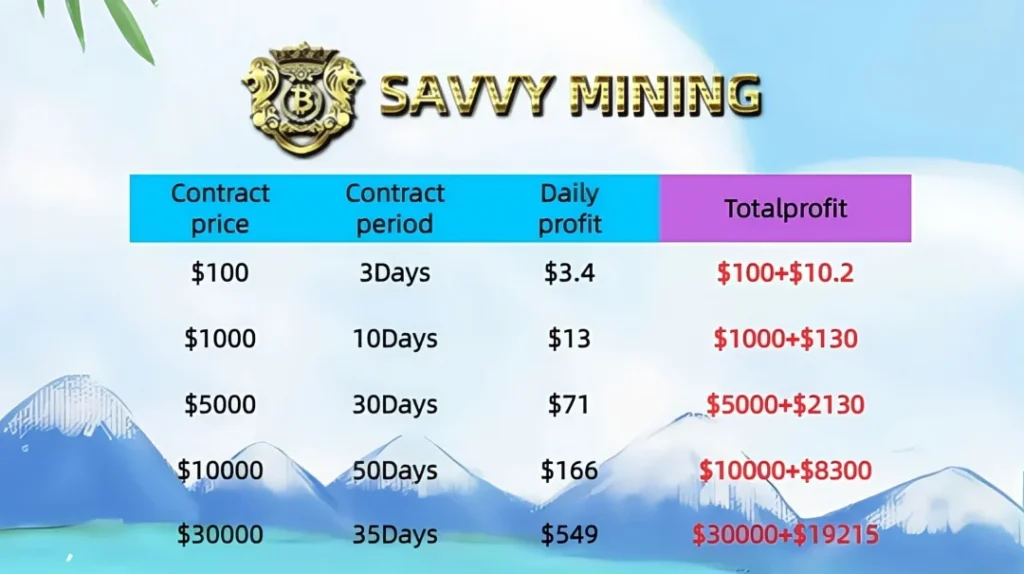 BTC Breaks Through $100,000 and Market Value Exceeds $2 Trillion. How to Participate in the Bull Market Dividend and Earn $7,800 a Day 2 SAVVY