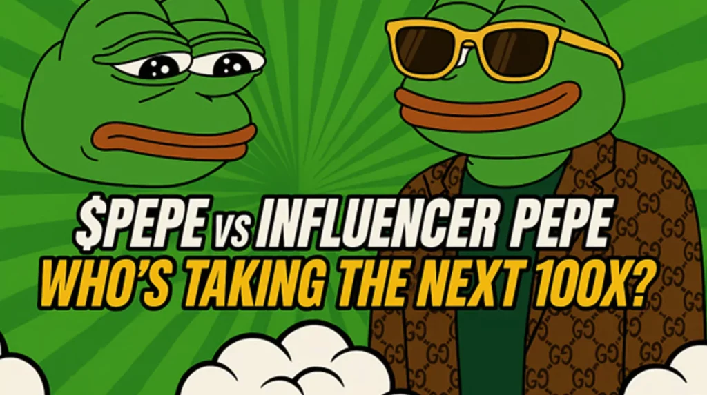 Which Is The Best Meme Coin To Buy Now For X100 Potential In This Bull Run With BTC Crossing 109K, Pepe, Shiba, Or Influencer Pepe (INPEPE)? 5 influencer pepe