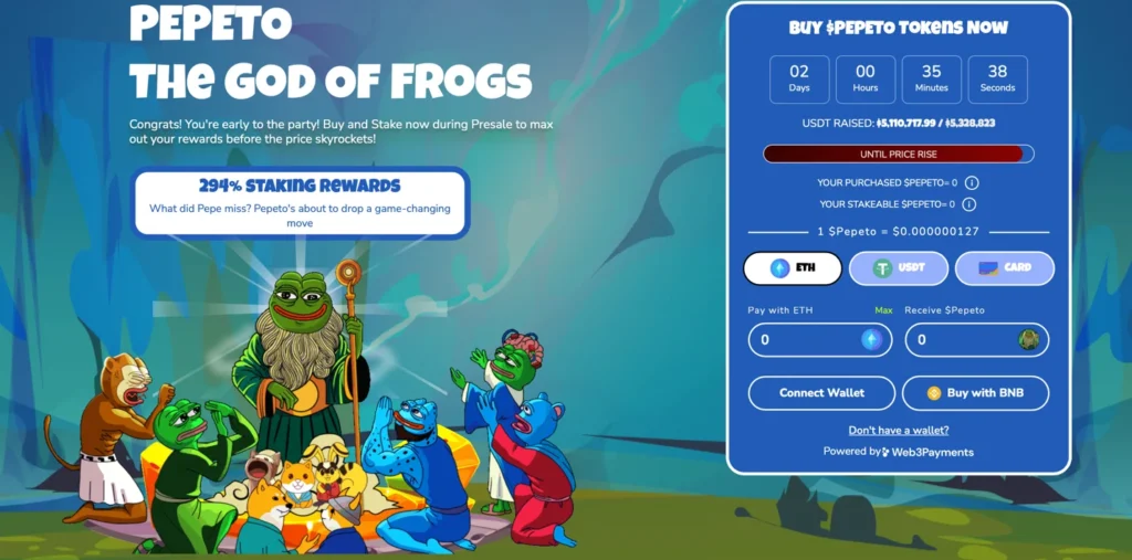 Pepe Rockets 40%: Who Will Claim the 100x Meme Coin Crown : Pepe or Pepeto? 10 pepeto