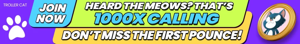 Best Meme Coin Presales to Buy This Week: Floki, AI Companions Climb—Troller Cat’s Referral Enthuses Crypto Lovers 1 tcatbanner356136 1