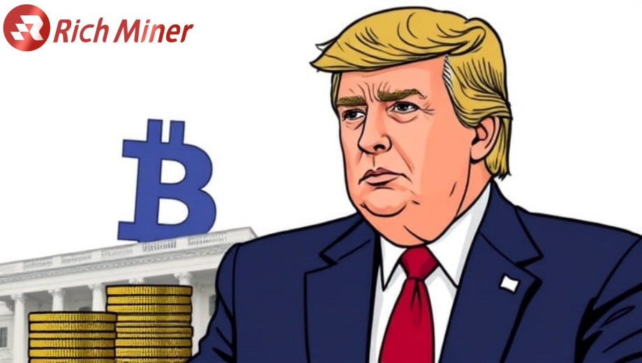 Trump's 100-Day Speech! Investors Earn $160,000 Through RICH MINER Cloud Mining With Zero Equipment 1 Trump Rich Miner