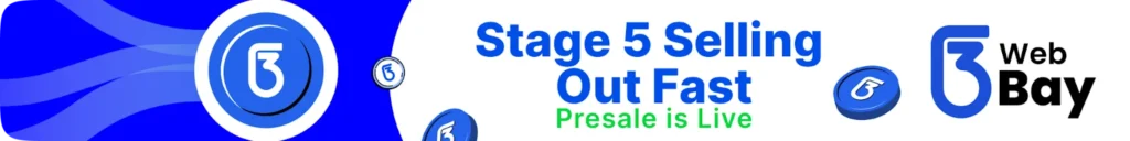 With Arbitrum at $1.10 and Stacks Near $1, Analysts Say Web3Bay’s $0.00524 Presale Is the Real Hidden Gem? 4 web3bay banner