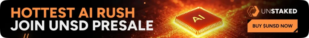 Unstaked’s AI Crypto Presale Raises Over $10.2M in Weeks As Ethereum Eyes $3K and Dogecoin Slides 7%! 5 Unstaked banner 1