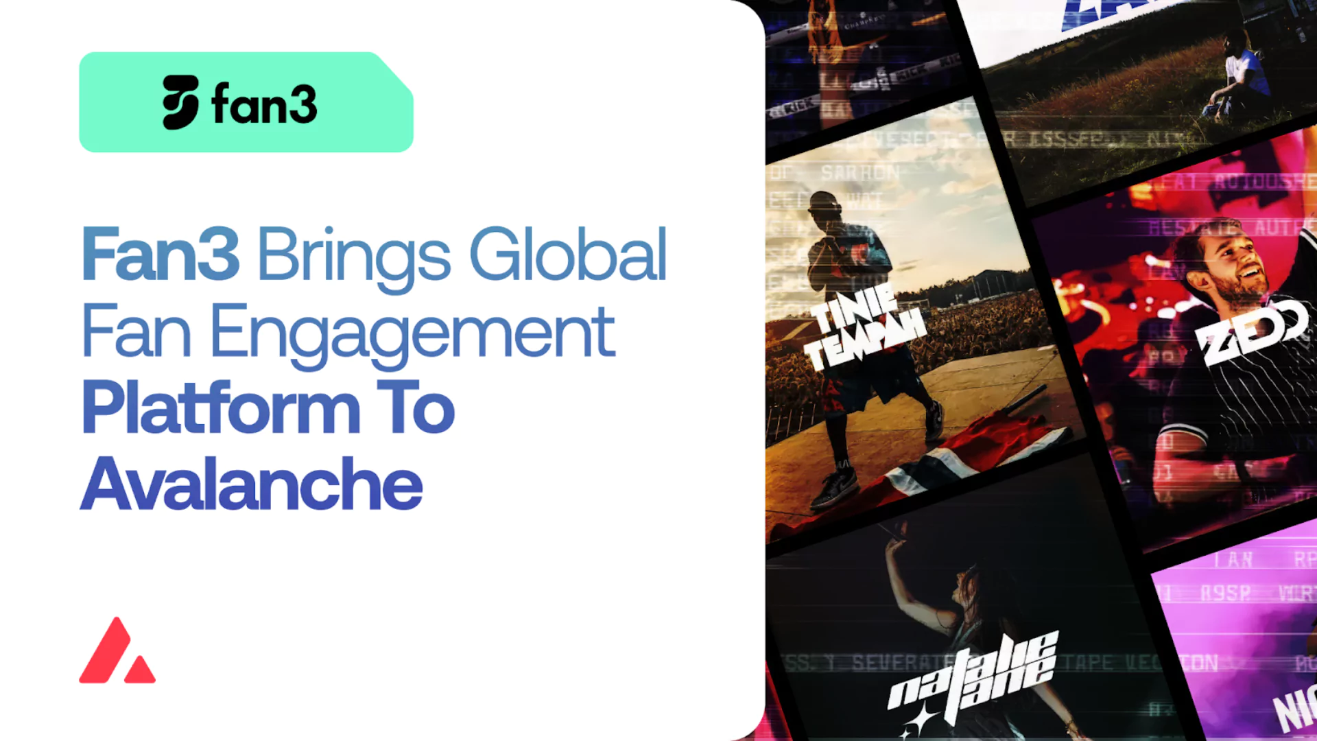 Fan3 Brings Real Fans Back to the Front Row with Avalanche-Powered Platform
