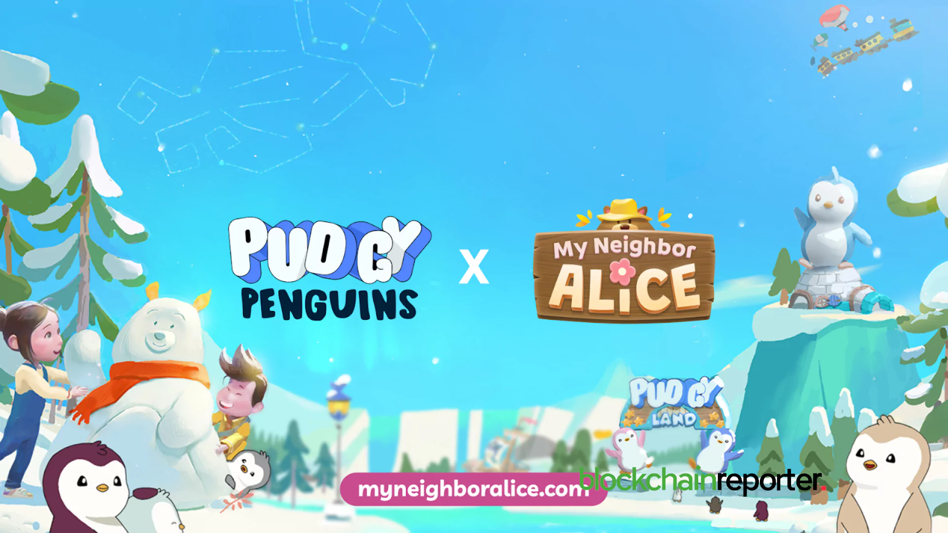 My Neighbor Alice Taps Pudgy Penguins to Introduce ‘The Pudgy Land’ with NFT Integration 2 my neighbor alice x pudgy penguins