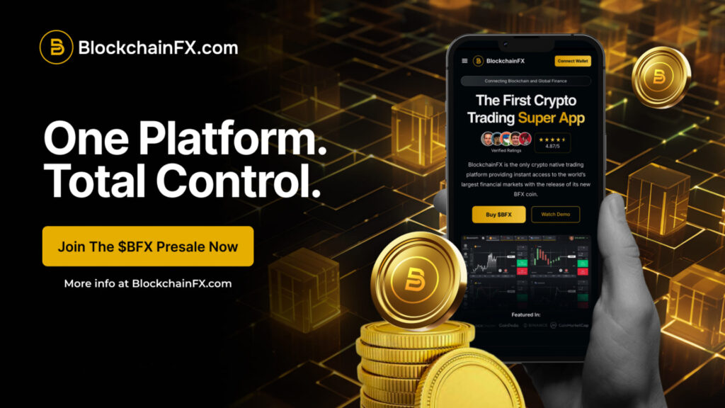 Multi-Asset Trading and Daily Rewards: BlockchainFX Shaping 2025 Alongside 4 Key Coins 1 BFX 2 3