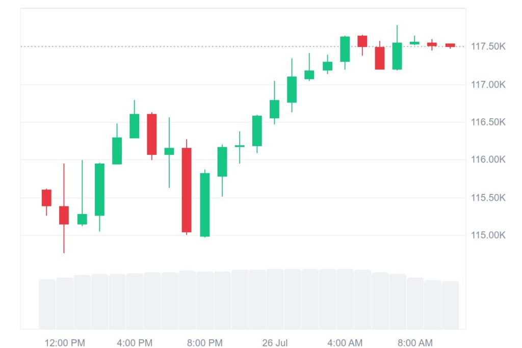 BTC Price Chart