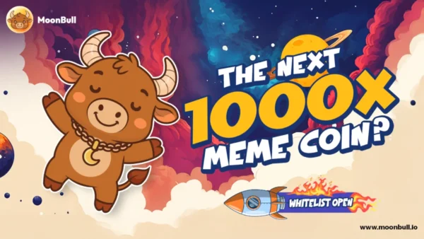 Crypto Bulls Are Betting Big on This 1000x Crypto – MoonBull Is Heating Up Amid MEW Volume Soaring 447% and Sudeng’s Rally