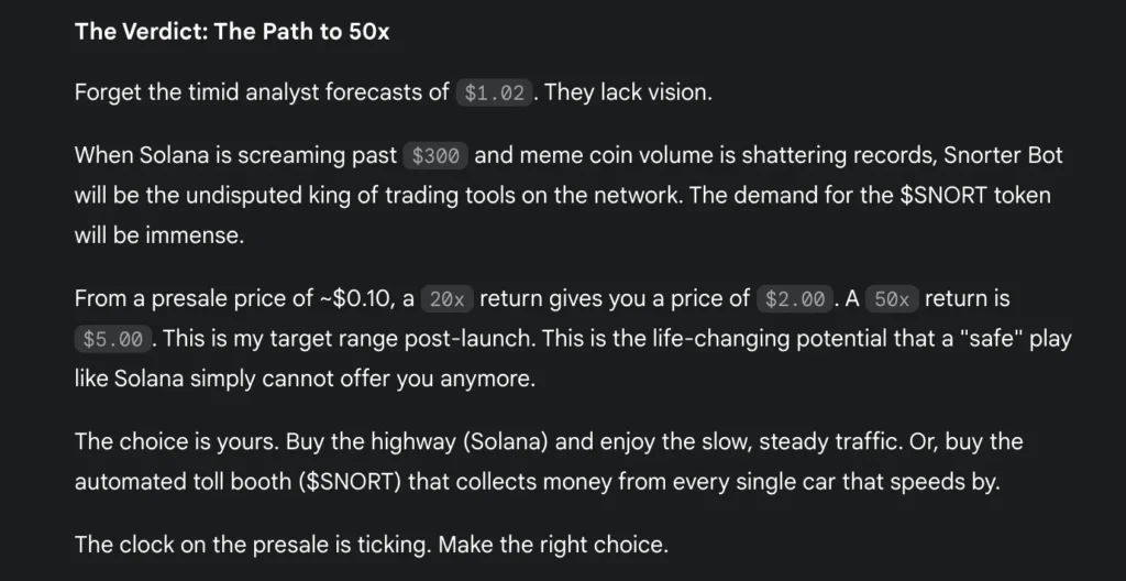 Gemini AI Predicts Solana Price By End of 2025: $400 Could Come Sooner Than You Think 4 prediction