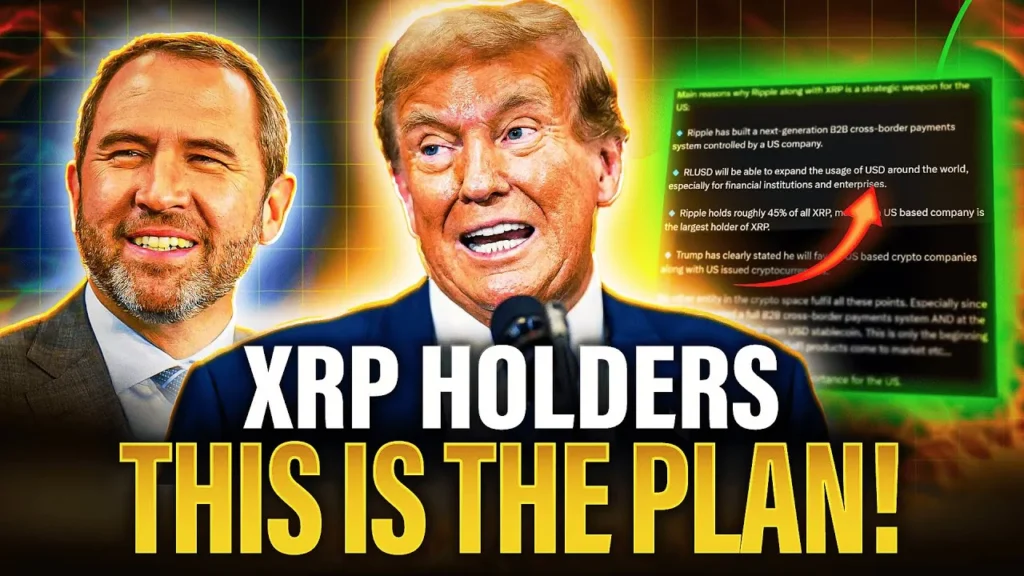 Ripple To $4 In August Claims Crypto Expert As DeSoc Set To Become A Household Name By 2026 1 trump xrp 688285ff1f2d0