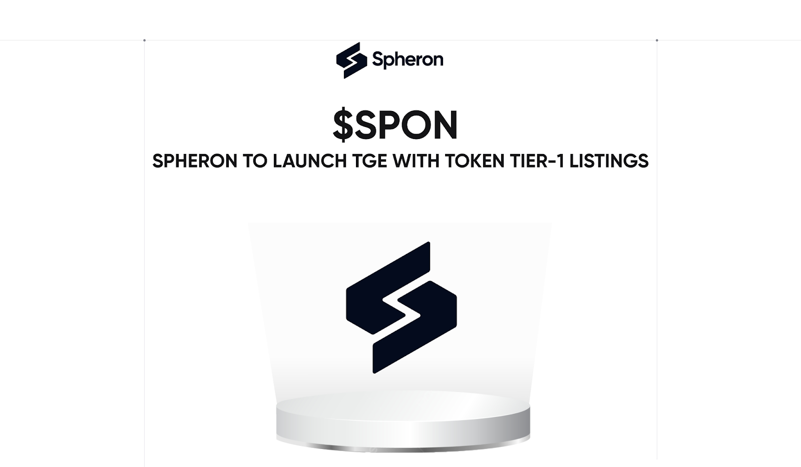 Spheron to Launch TGE with $SPON Token Tier-1 Listings
