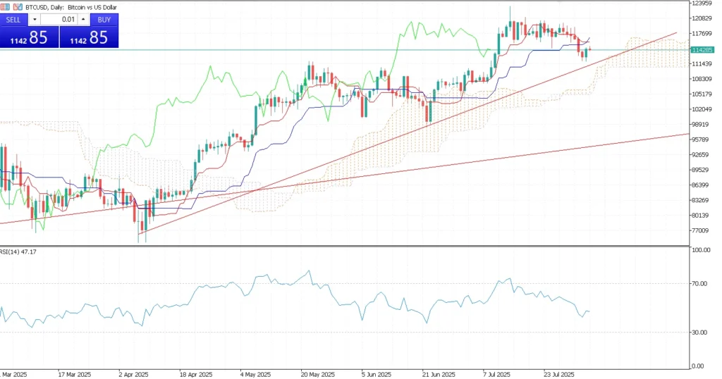 Bitcoin’s 2025 Outlook: Can It Break the $150K Barrier? 1 BTCUSD daily