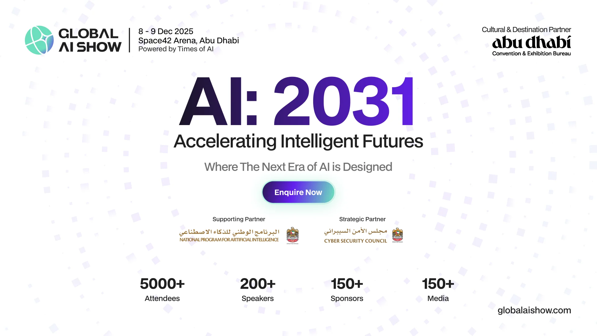 VAP Group in Association with Abu Dhabi Convention & Exhibition Bureau is Set to Host All AI futurists at The Global AI Show at Abu Dhabi, on 8-9th December 2025