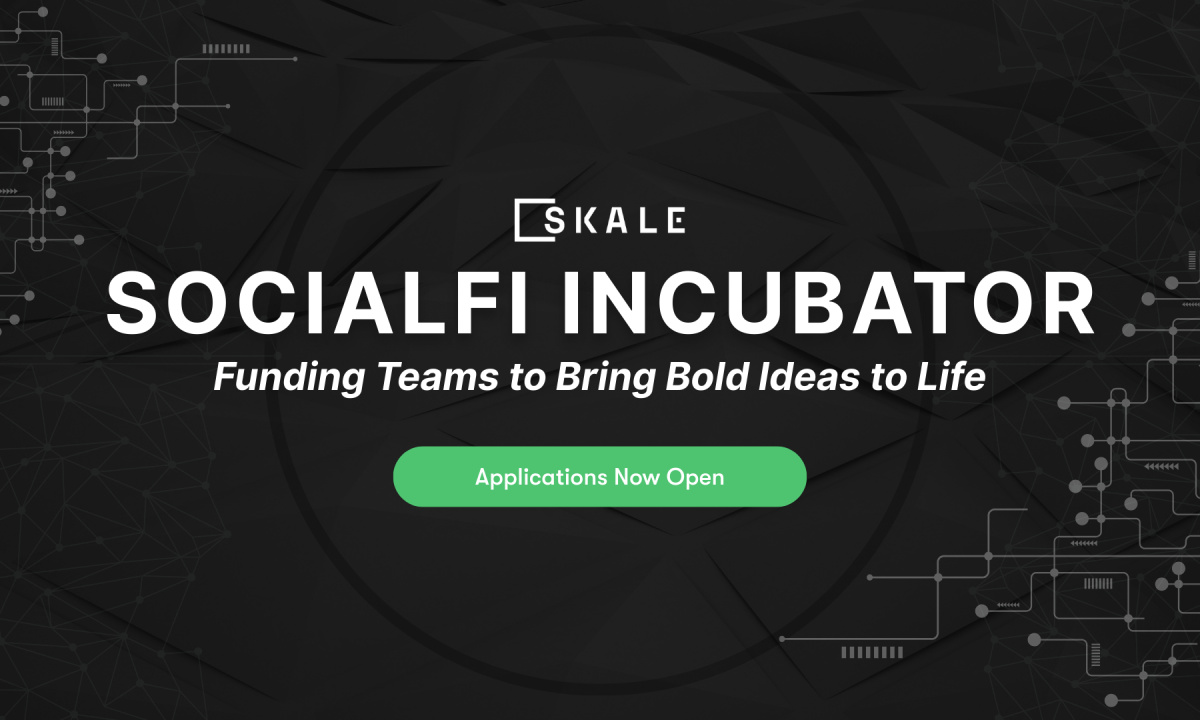 SKALE Labs Launches SocialFi Incubator to Fund the Next Generation of Viral Web3 Social Applications
