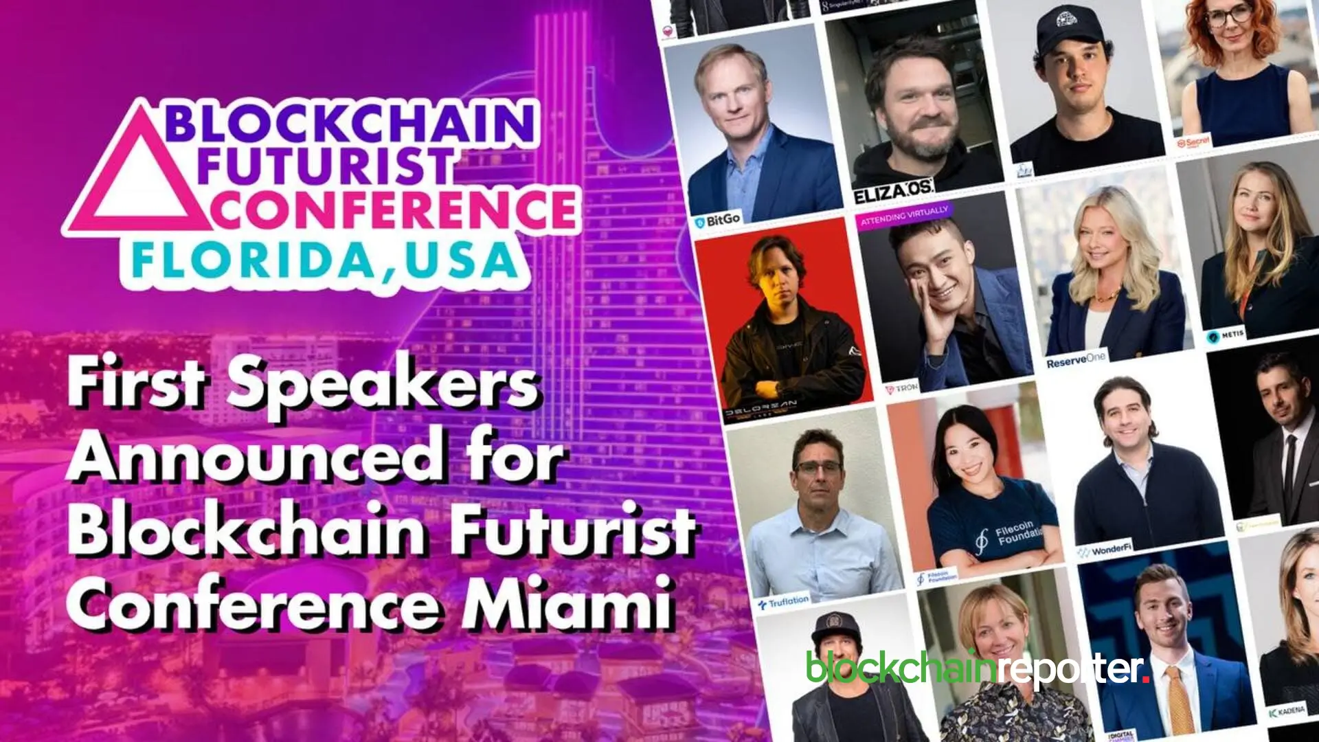 First Speakers Announced for Blockchain Futurist Conference Miami, the Next Major Web3 Event in the U.S.