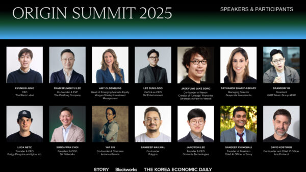 Origin Summit Debuts in Seoul during KBW as Flagship Gathering on IP, AI, and the Next Era of Blockchain-enabled Real-World Assets