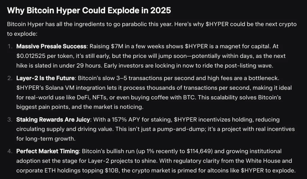 Elon Musk’s Grok Predicts the 5 Next Cryptos to Explode in 2025 2 grok2