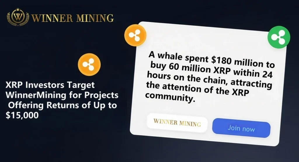 Cryptocurrency(XRP, BTC, ETH)Investors Eye WinnerMining as It Launches New Cloud Mining App With Daily Returns of Up to $15,000 1 image 17