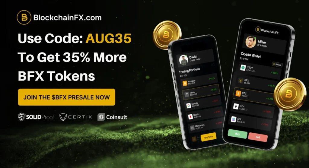 Best Crypto Investment 2025: $BFX Price Prediction — Can BlockchainFX Hit $1+ as Sui Targets $10 and Litecoin Eyes $400? 11 image 98