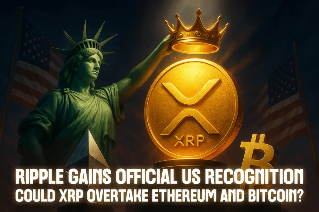 Ripple Gains Official US Recognition—Could XRP Overtake Ethereum and Bitcoin? 1 xrp liberty statue