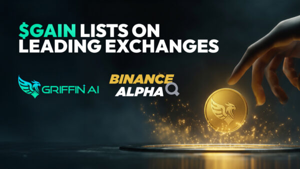 Griffin AI Lists $GAIN on Leading Exchanges, Launches Utility Token on BNB Chain