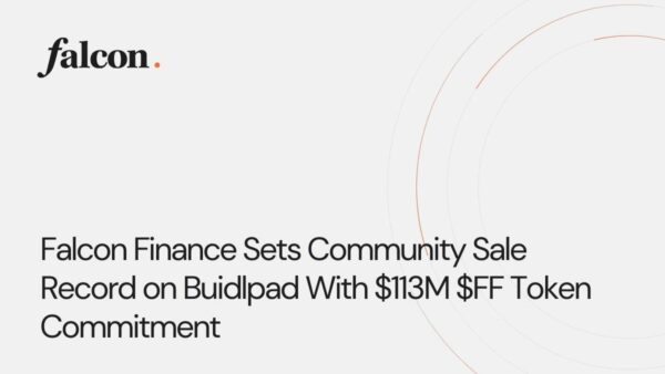 Falcon Finance Sets Community Sale Record on Buidlpad With $113M $FF Token Commitment