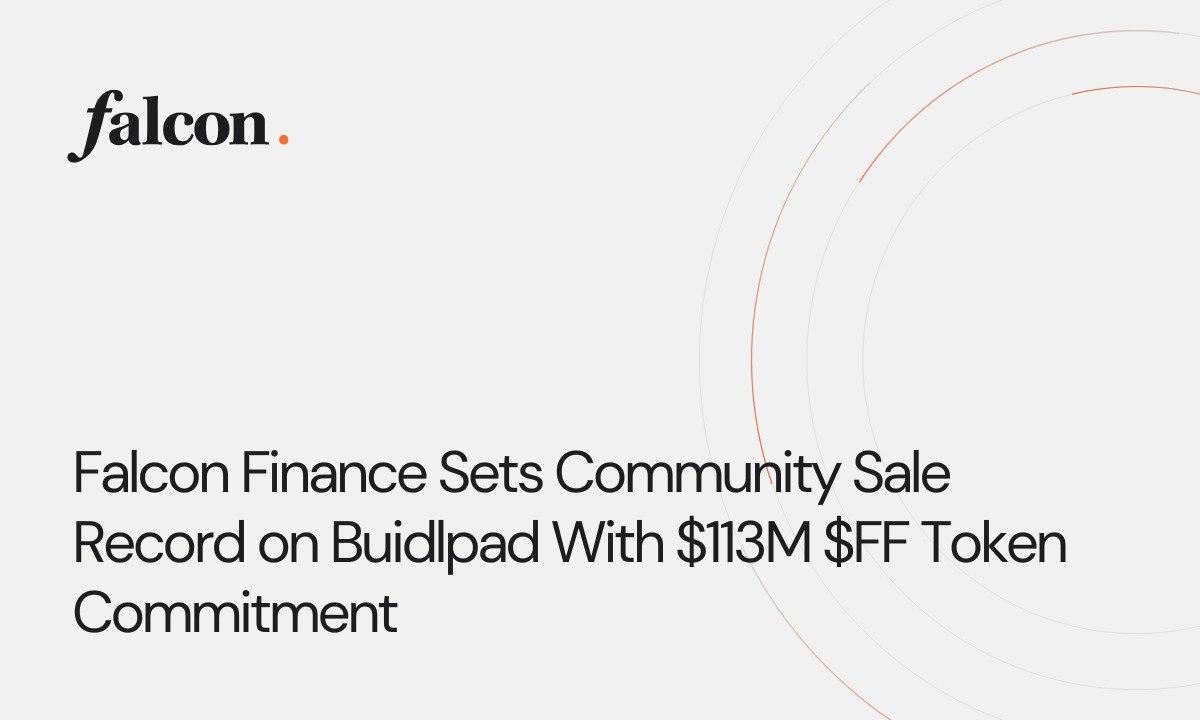 Falcon Finance Sets Community Sale Record on Buidlpad With $113M $FF Token Commitment