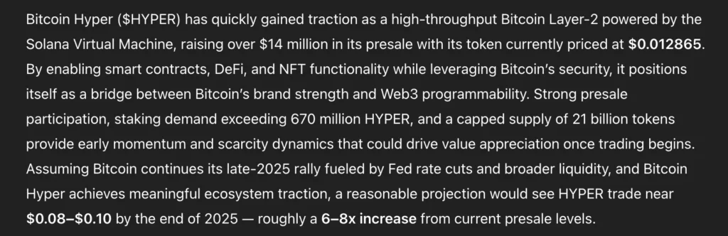 ChatGPT Predicts Price of XRP, Cardano, and BNB by End of 2025 4 Bitcoin Hyper 4538 6