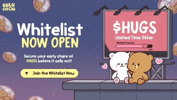 Milk & Mocha $HUGS Whitelist Frenzy Proves This Could Be the Next Pepe