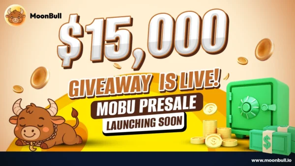Bull Power Unstoppable: MoonBull’s $15K Presale Giveaway Kicks Off As Shiba Inu And SPX6900 Run Hot