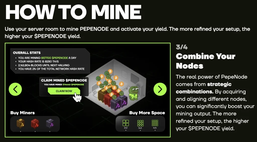 Missed Pepe? Pepenode is Among the Best Crypto Presales to Buy Now For Maximum Gains 3 Pepenode658 2