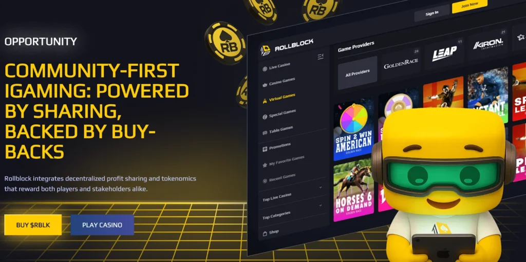 Dogecoin Price Prediction: Experienced Traders Favor Rollblock Presale With 5,500% ROI Forecasts 2 Rollblock 534 3