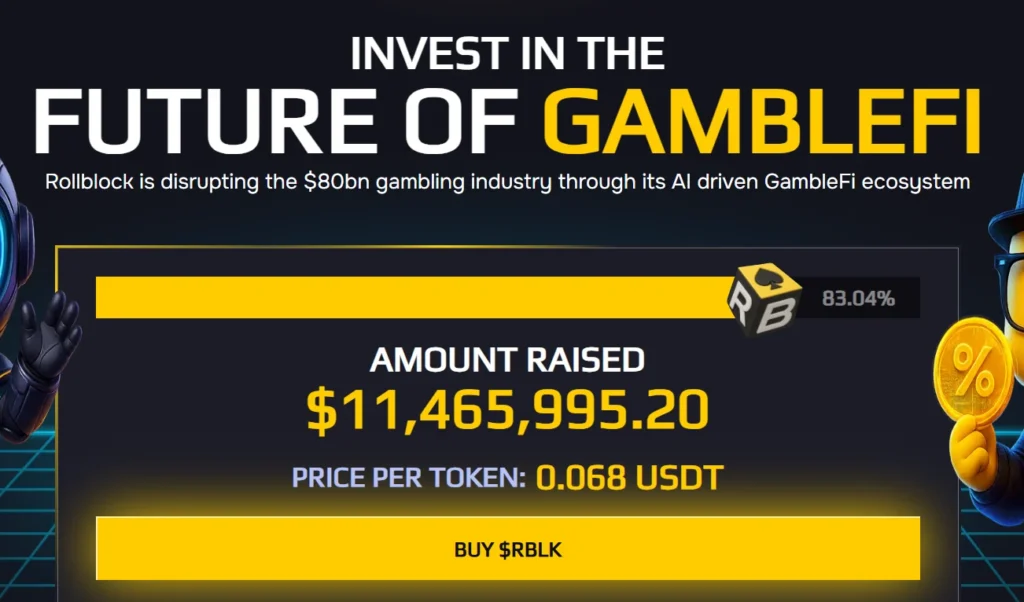 XRP And Cardano Both Struggle As Rollblock Presale Surges Ahead With Forecasts Of 50x Investor Gains 2 Rollblock gamblefi