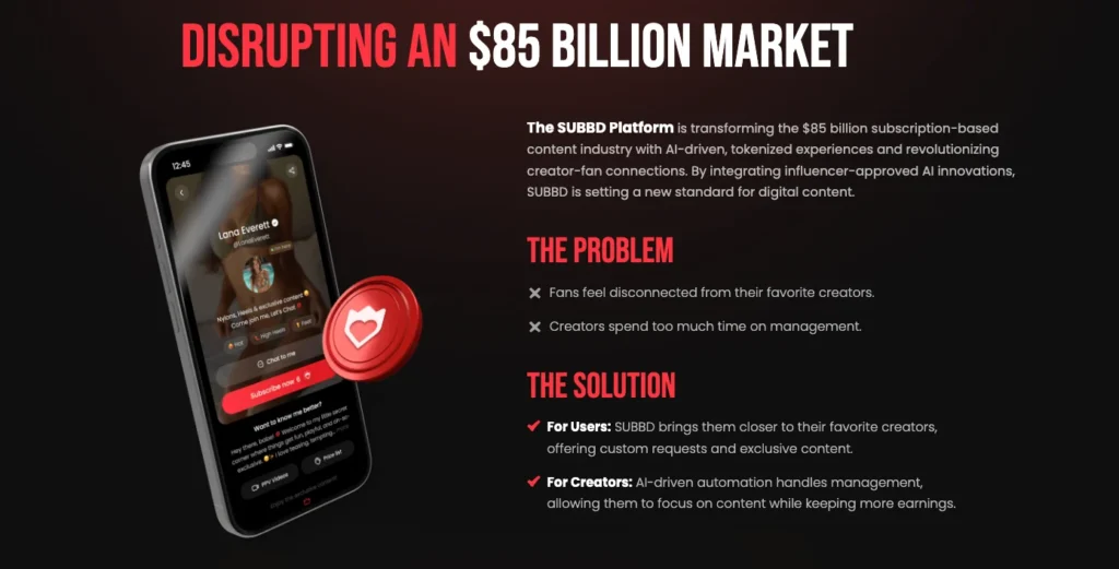 Best Crypto Presales to Invest in for the Next Altseason 4 SUBBD 3