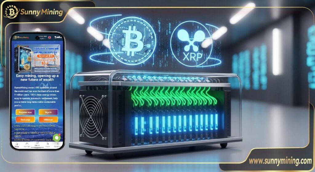 SunnyMining Rolls Out Cloud Mining to Streamline BTC & XRP Income 2 SunnyMining436