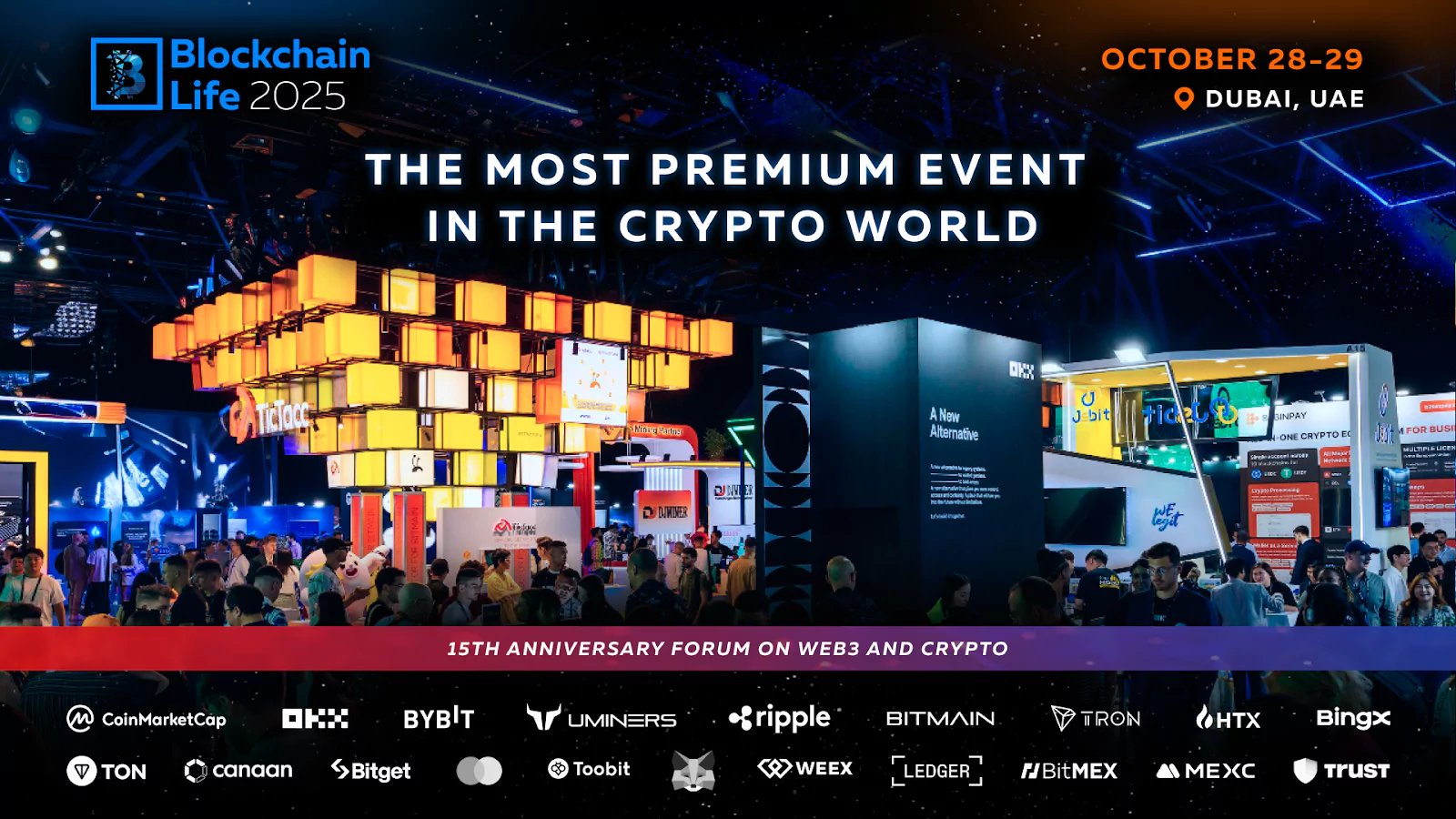 Blockchain Life Forum in Dubai on October 28–29. What to Expect from the Crypto Event of the Year? 8 blockchain life 2025