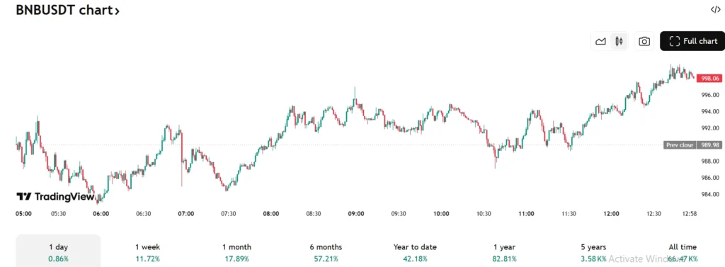 BNB Price Forecast Points to $1,142 and Solana Near $260 in 2025, but a Rising Presale Token Could Deliver the Next 100x ROI 2 chart12354315 1