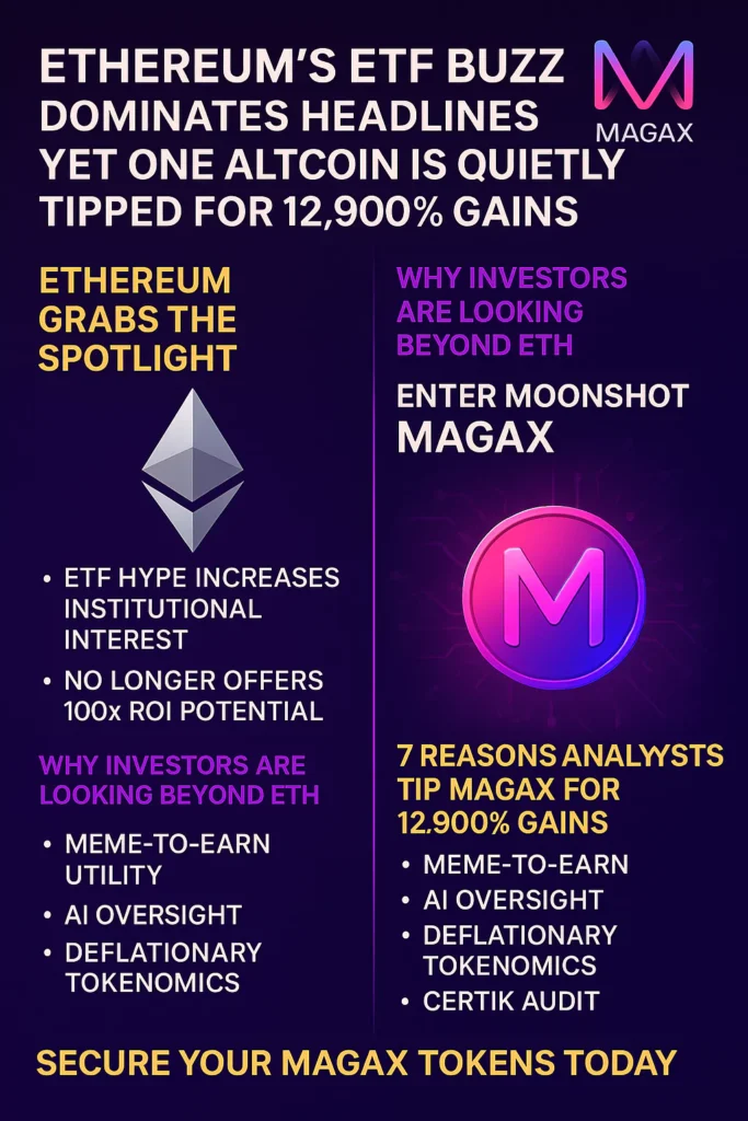 Ethereum’s ETF Buzz Dominates Headlines, Yet One Altcoin Is Quietly Tipped for 16,500% Gains 3 eth etf